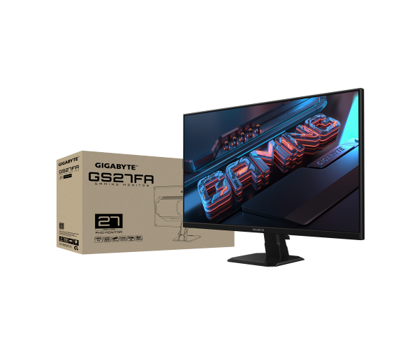 מסך גיימינג Gigabyte GS27FA 27 Inch FHD SS IPS 1Ms 180Hz