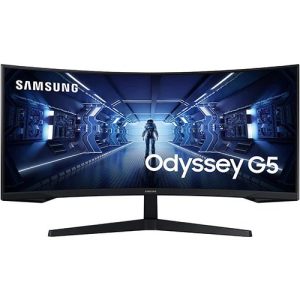 מסך Samsung Odyssey G5 Ultra WQHD 34 VA 1ms 165Hz קעור