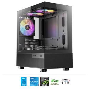 מחשב גיימינג | CX200M RGB 600W B760 I5-12400FT 16GB DDR4 1TB RTX3050