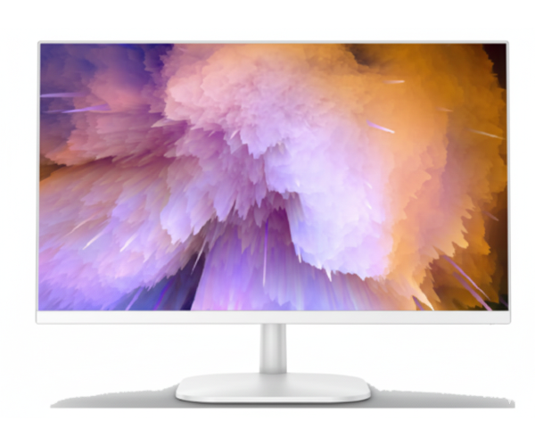 מסך גיימינג Solid F2412YW | 23.8" FHD VA | 120Hz Free-Sync | רמקולים | לבן