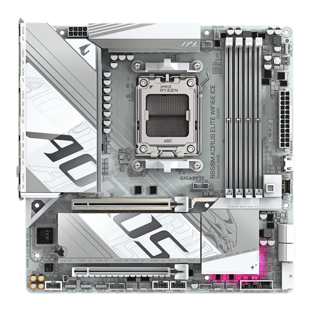 Gigabyte B850M AORUS ELITE WIFI6E ICE